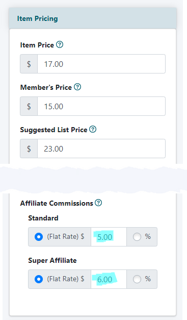 Set a Product in the Shopping Cart for an Affiliate to Earn Commission