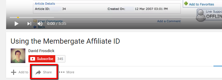 Embed a YouTube Video On Your Site