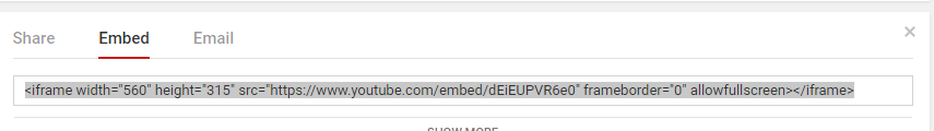 Embed a YouTube Video On Your Site