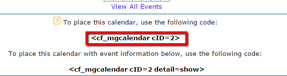 Add a Calendar to a Nav Panel