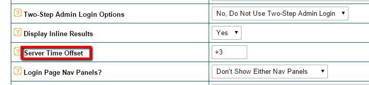 Change the Time on Your Site