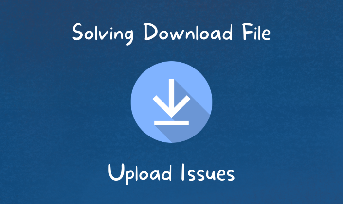 Why do I have trouble adding certain file types to the download area?