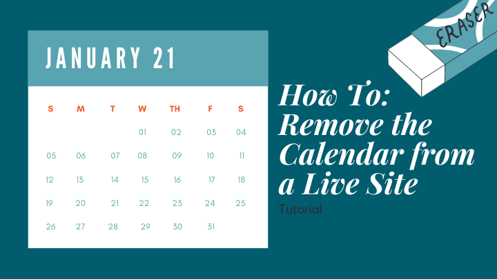 How can I make the calendar inactive?