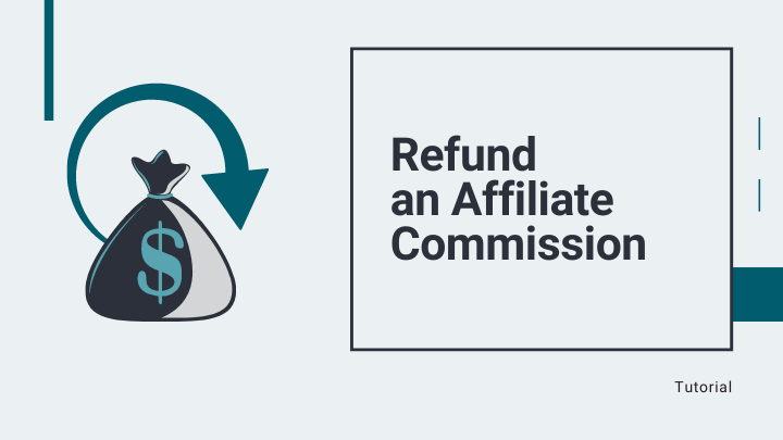 Refund an Affiliate Commission