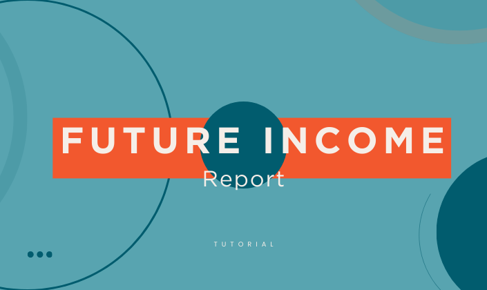 The Future Income Report ie Recur Bill Predictor