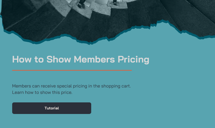How do I show a Members Price on my product pages