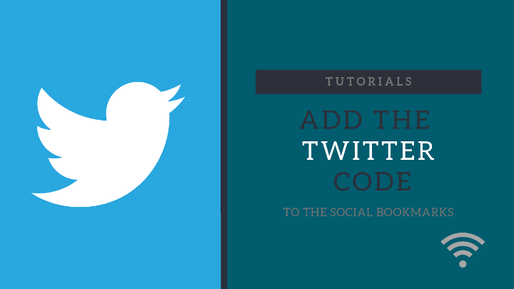 Twitter Link URL Format Code to Add to the Social Bookmarks Function