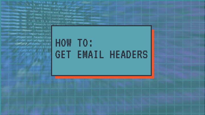 How do I get email headers
