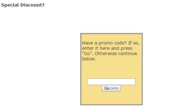 Setup Promo and Coupon Codes