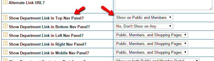 Add a Drop Down Menu to the Top Nav Bar