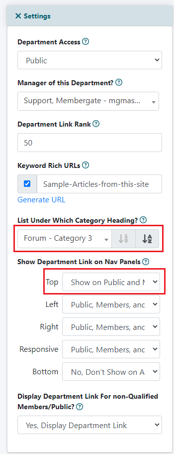 Add a Drop Down Menu to the Top Nav Bar