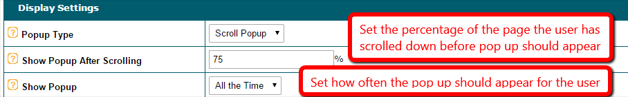 How to Add a Pop Up Using the Generator