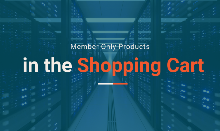 Setup Members Only Products in the Shopping Cart
