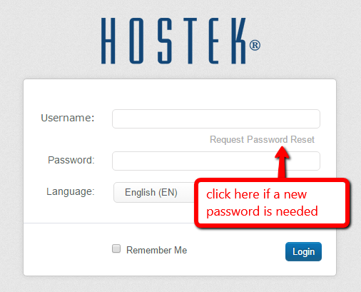 How to Login to Hostek Control Panel