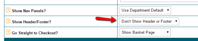 How to Hide the Header or Footer