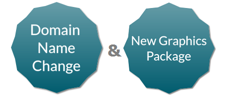 Domain Name Change & New Graphics Package Domain Name Change & New Graphics Package