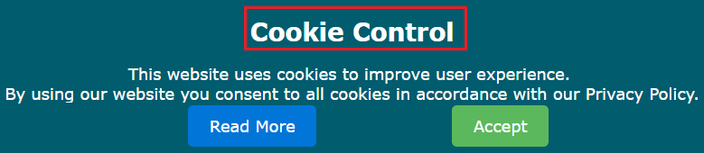 Accept Cookies