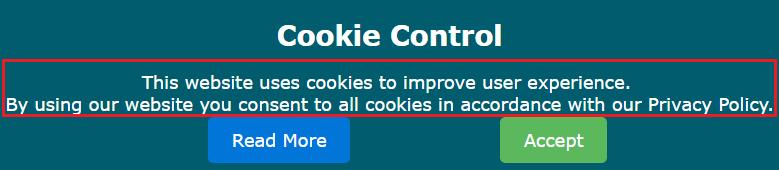 Accept Cookies