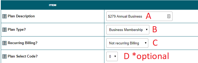 How to Create a New Member Plan