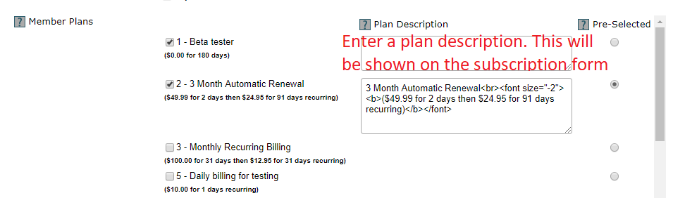 Subscription Form Generator