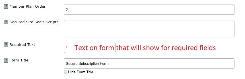 Subscription Form Generator