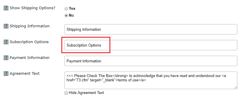 Subscription Form Generator