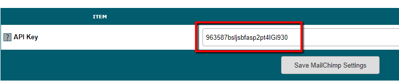Connect to MailChimp