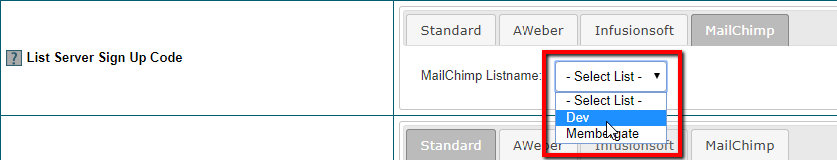 Connect Mailchimp to Member Plans
