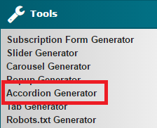 Accordion Generator