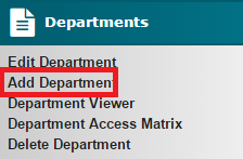 Add Department