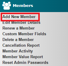 Add New Member