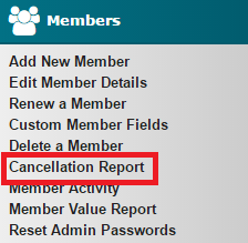 Cancellation Report
