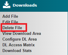 delete files in the filelib delete files in the filelib