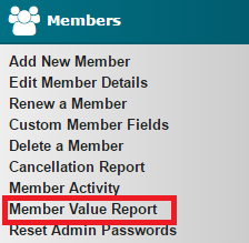 Member Value Report