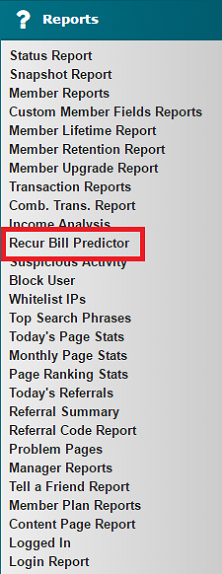 Recur Bill Predictor
