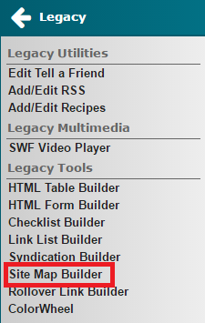 Site Map Builder