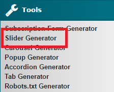 Slider Generator
