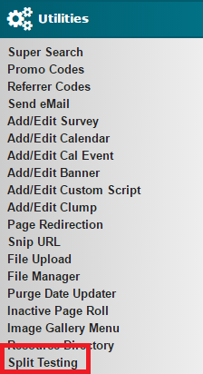 Split Testing